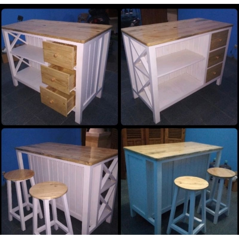 Custom meja 150x60x90