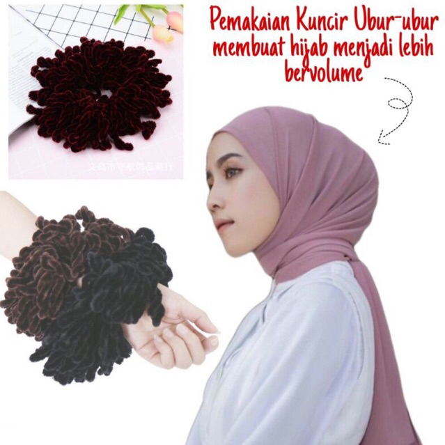 Scrunchie Ubur Hijab EXTRA JUMBO (Ready bisa pilih warna)