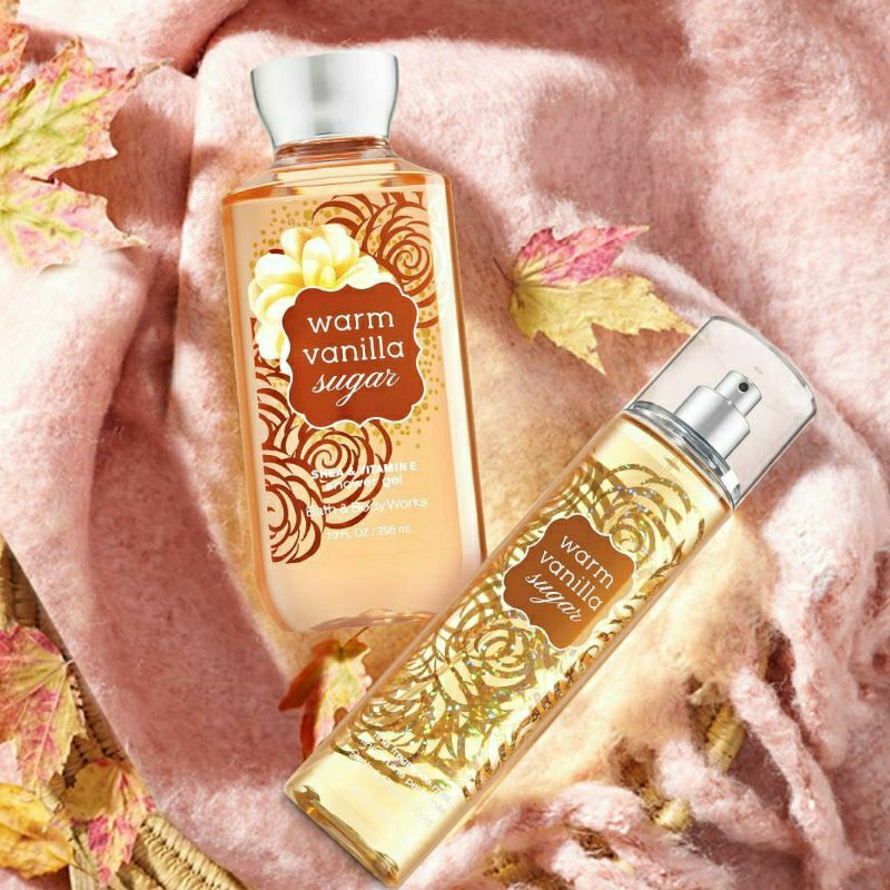 BATH &amp; BODY WORKS BBW WARM VANILLA SUGAR SERIES MIST LOTION SHOWER GEL BODY CREAM MOISTURIZING WASH POCKETBAC FULLSIZE TRAVELSIZE HITS BESTSELLER HAPPENING PROMO DASHYAT HEMAT MURAH LEBAY KADO CANTIK SPECIAL KHUSUS HADIAH ULANG TAHUN SESERAHAN PERNIKAHAN