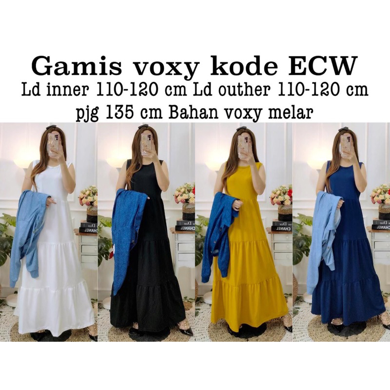 Gamis voxy busui ecw