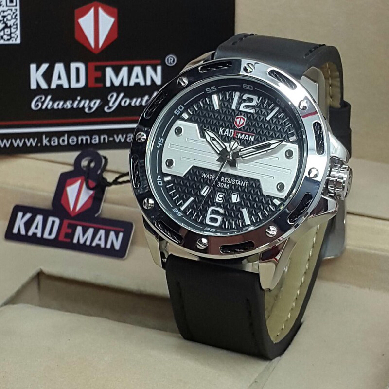 jam tangan pria sport kademan K9075 water resistand