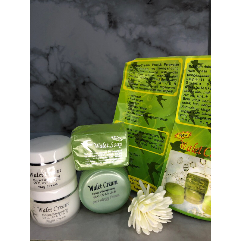 Walet bengkoang paket krim wajah