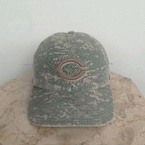 Topi Strap Clhicago Cubs MLB 47 Brand Camouflage Digital Strap Cap