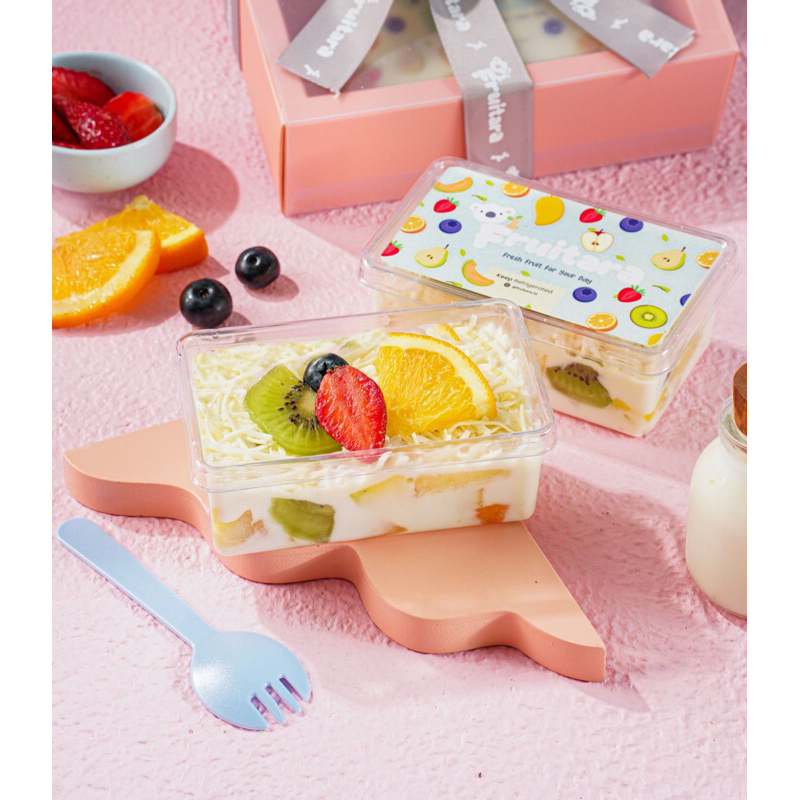 

Salad buah premium small size 250 ML