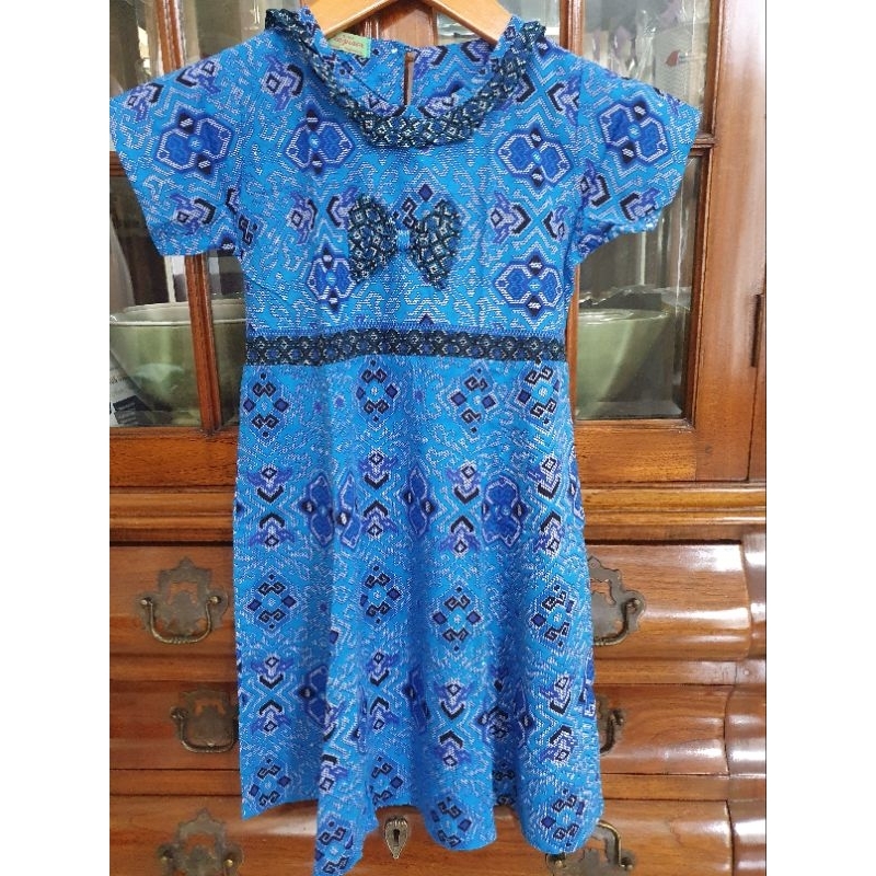 Baju batik anak model dress