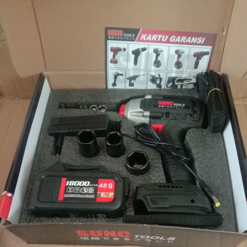 CORDLESS IMPACT WRENCH 48S  BRUSHLESS 48V | JLD 48S | SUNC TOOLS
