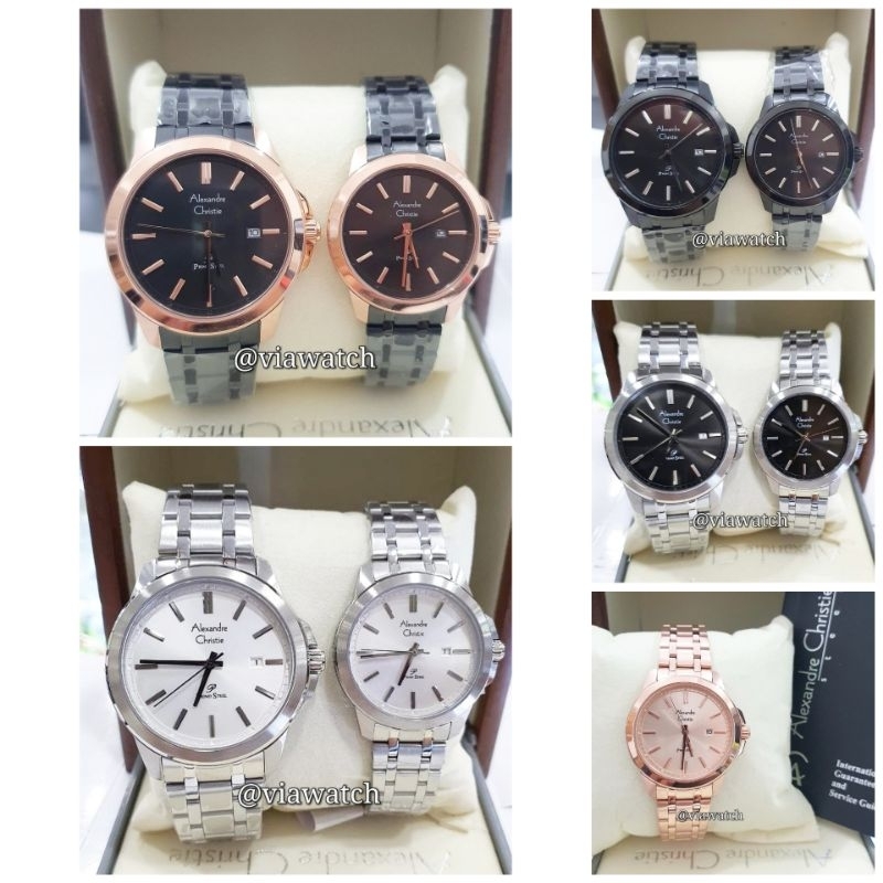 Jam Tangan Couple Alexandre Christie Ac1017 Ac1033 Ac1036 Ac 1017 Ac 1033 Ac 1036