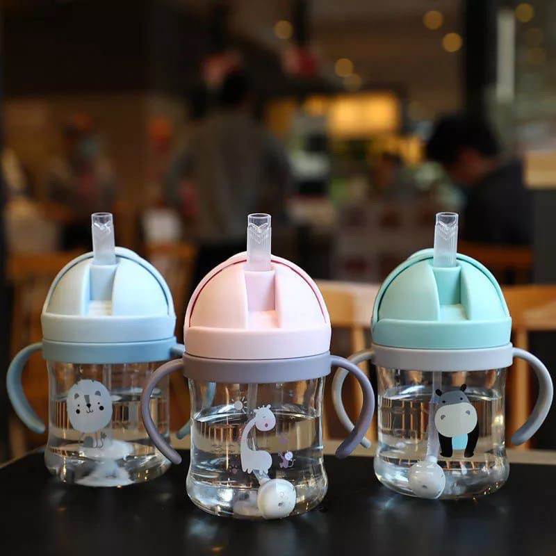 AMORA BPA FREE Botol Minum Bayi Gelas Anak Balita DOT Baby 280ML + Kotak-2121 RANDOM 280 ml