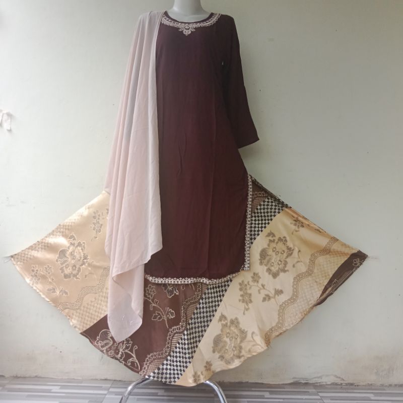 Dress/Baju India PreLoved kurti set rok full set