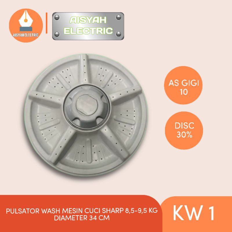 PULSATOR MESIN CUCI SHARP 8,5-9,5 KG KWALITAS BAGUS