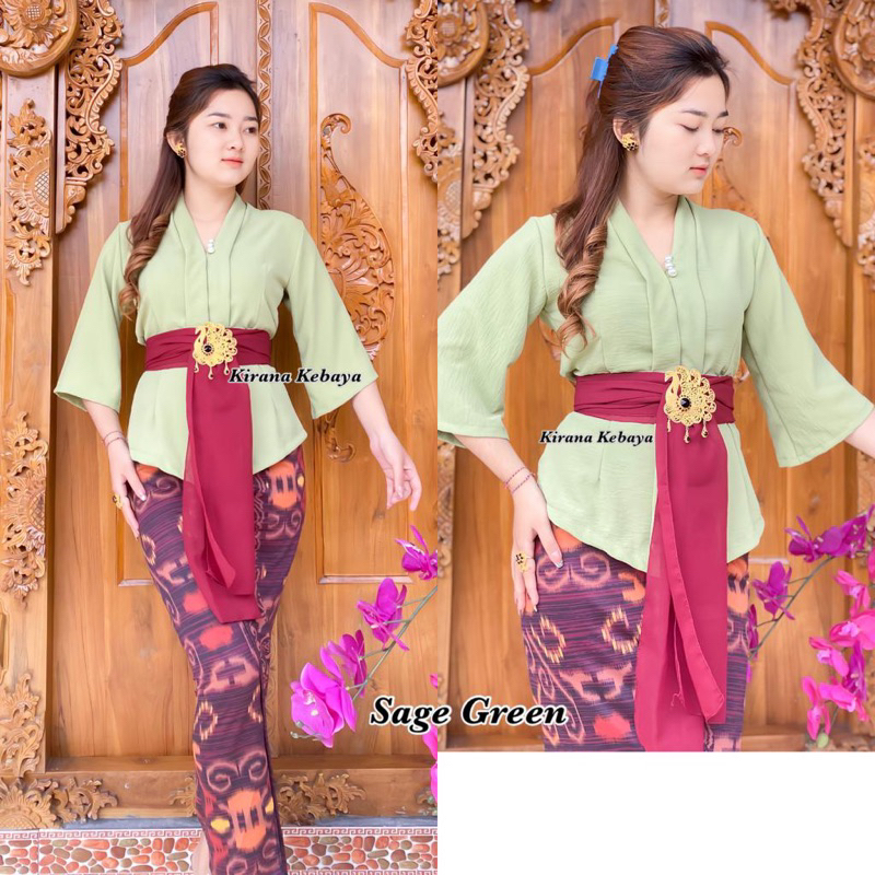 [kebaya saja ]Kebaya airflow kartini lengan lonceng/kebaya Kartini kebaya saja