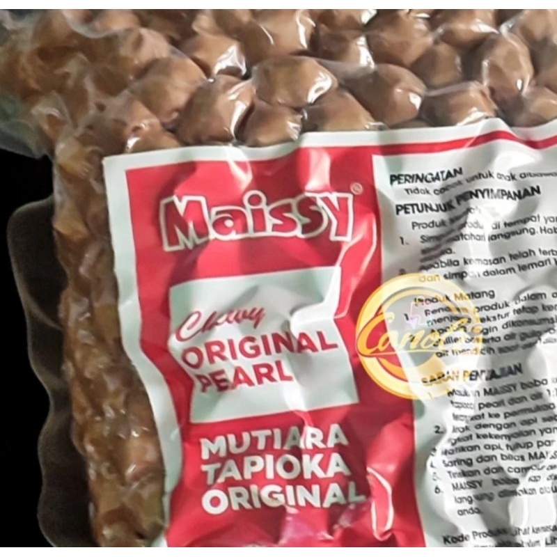 bobba pearl 1kg maissy boba mutiara tapioka original 1 kg