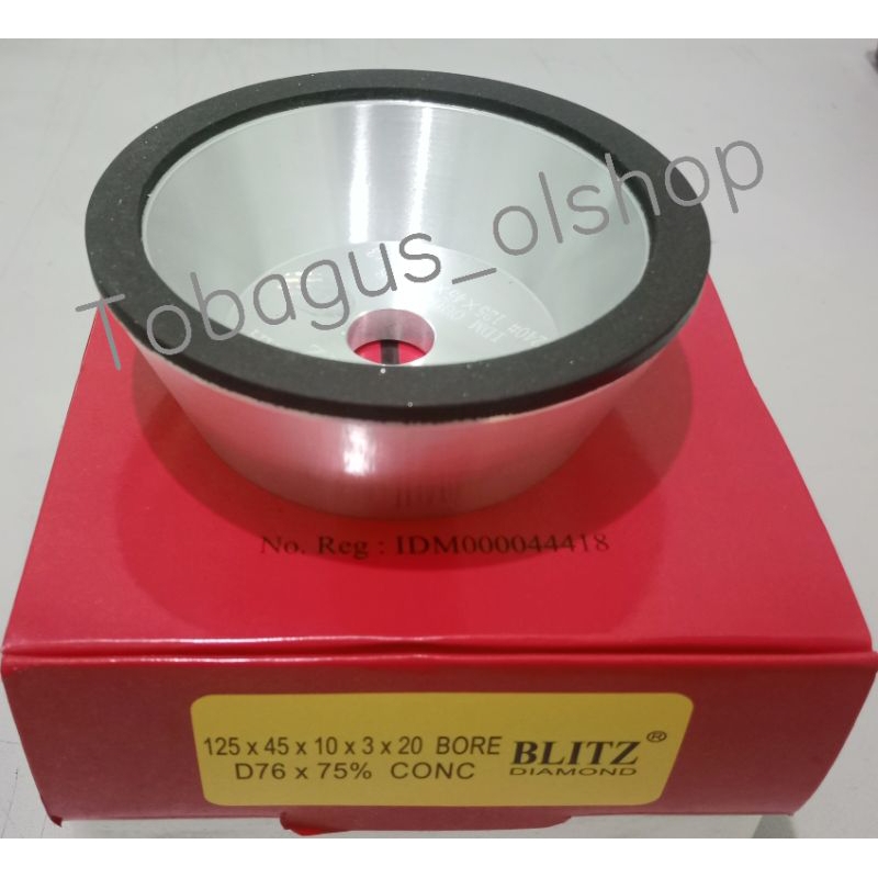 Blitz Diamond mangkok 5 inch batu asah Planner Jointer