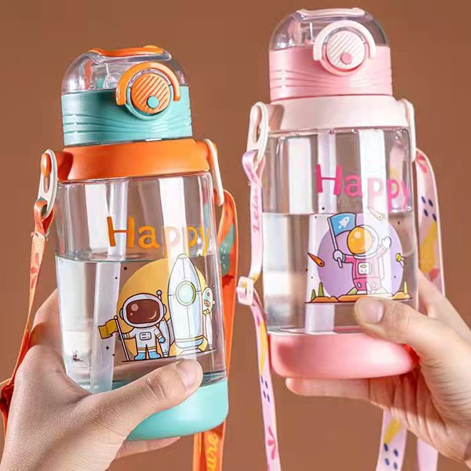 Botol Minum Anak Botol Minum Gagang Ada Tali 0909 Kapasitas 700ml BPA FREE