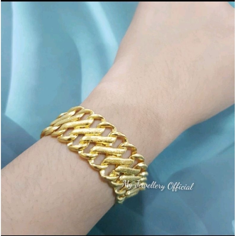 Gelang xuping berlapis emas Penang 24k( bisa di sepuh ) 014G