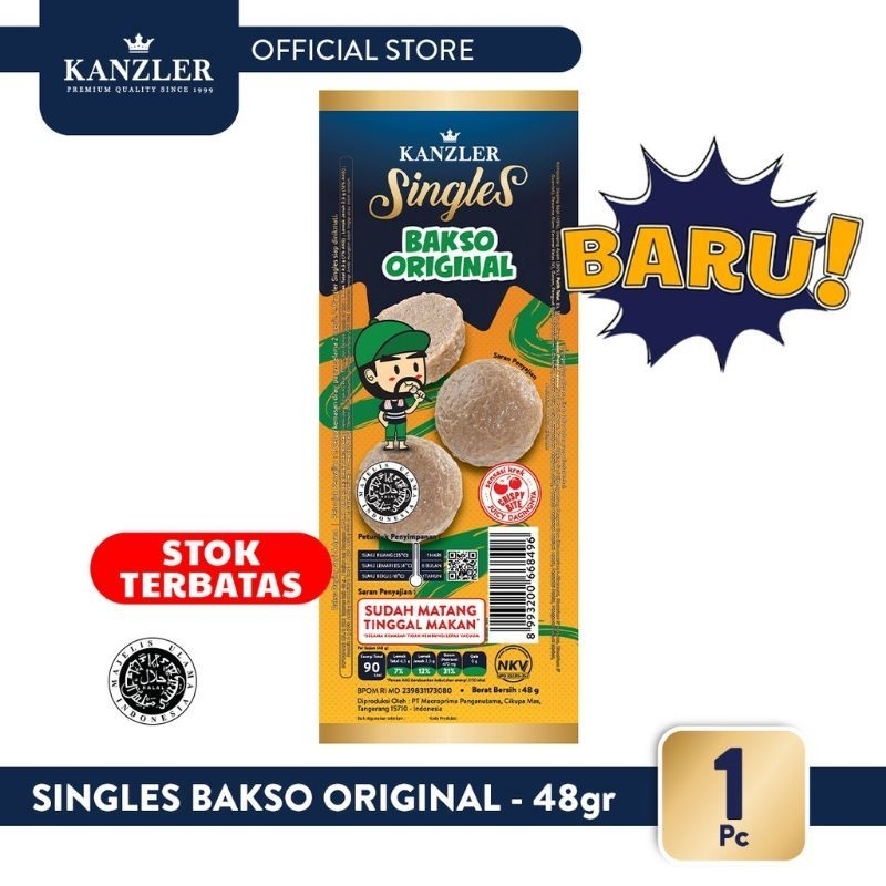 

KANZLER SINGLES BAKSO ORIGINAL 48gr/PCS