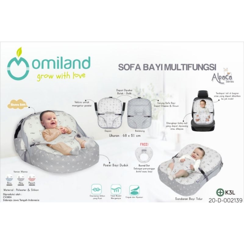 Omiland Sofa Bayi Multifungsi Alpaca Series