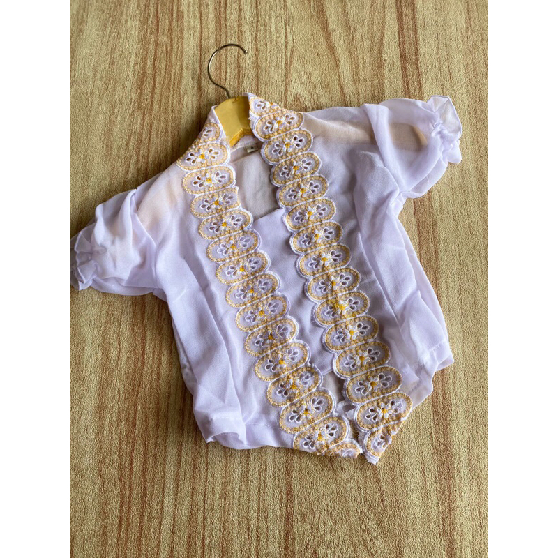 Kebaya bordir anak size 0 Kebaya bordir anak