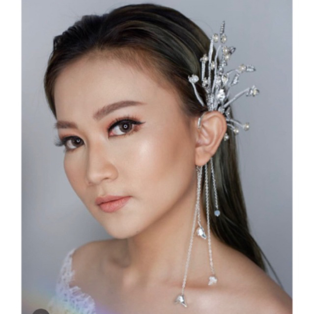 CHARLOTTA EARPIECE - Ear cuff/Ear cuff Hairpiece/Aksesoris Rambut Wedding/Aksesoris Rambut Pesta