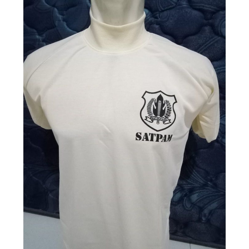 KAOS SATPAM SECURITY TERBARU LEHER TINGGI