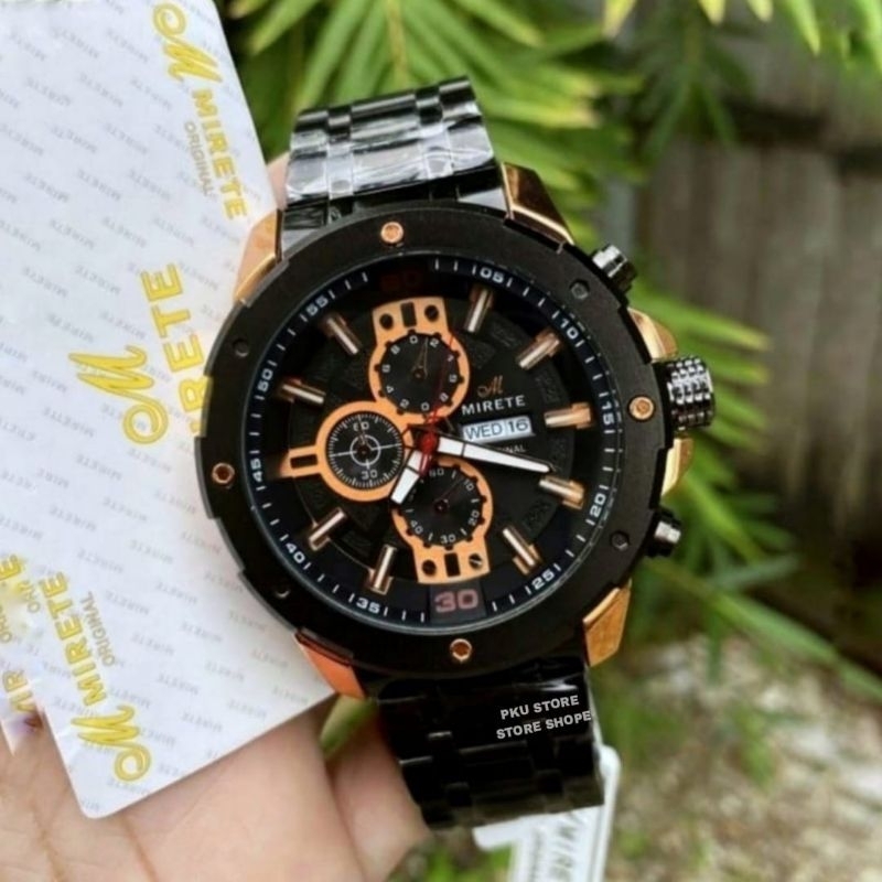 JAM MIRETE ORIGINAL JAM PRIA ANALOG TAHAN AIR FREE  BATRAI_JAM TANGAN COWOK RANTAI STAINLIS STEL JAM TANGAN PRIA WATER RESISITANT, JAM TANGAN IMPORT PRIA MODEL TERBARU_JAM TANGAN PRIA TERLARIS TAHAN AIR SILVER