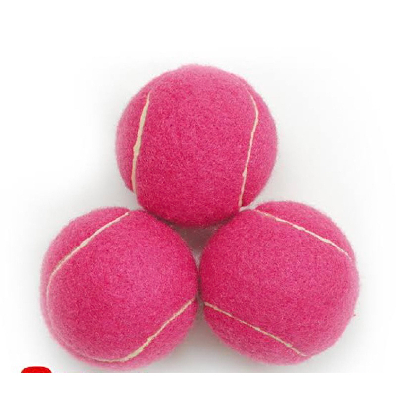 BOLA TENIS LAPANGAN SATUAN WARNA PINK