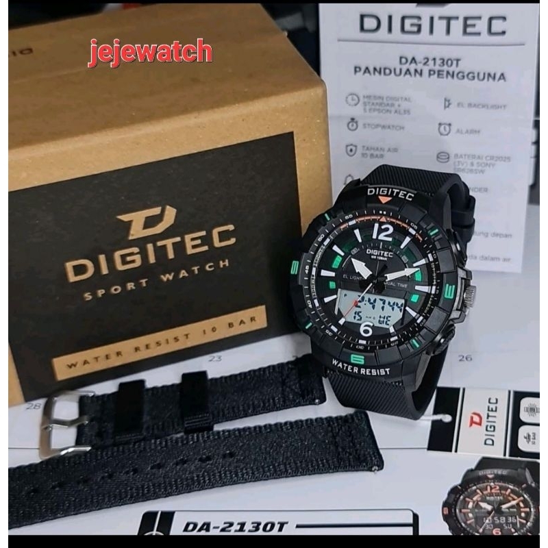 Jam tangan digitec DA2130T Analog-digital