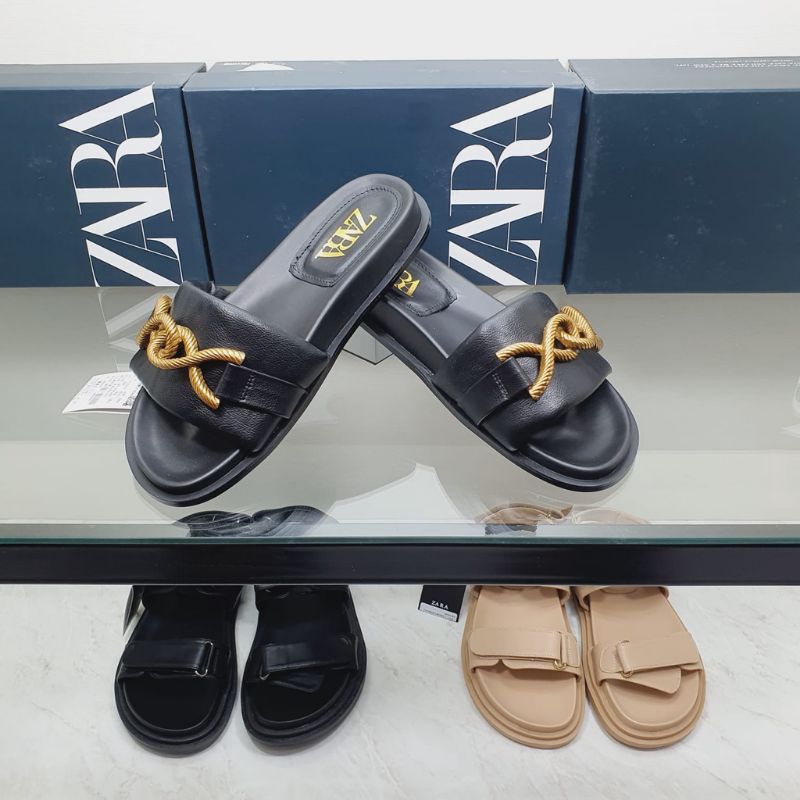 SANDAL WANITA ZARA ORIGINAL ZARA ori ZR262/SANDAL FLAT ZARA ORI/ SENDAL FLAT ZARA ORIGINAL