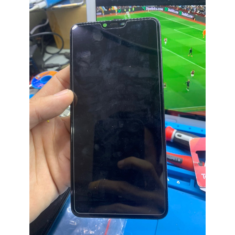 Lcd Realme2 Oppo A3s bekas + frame minus dikit