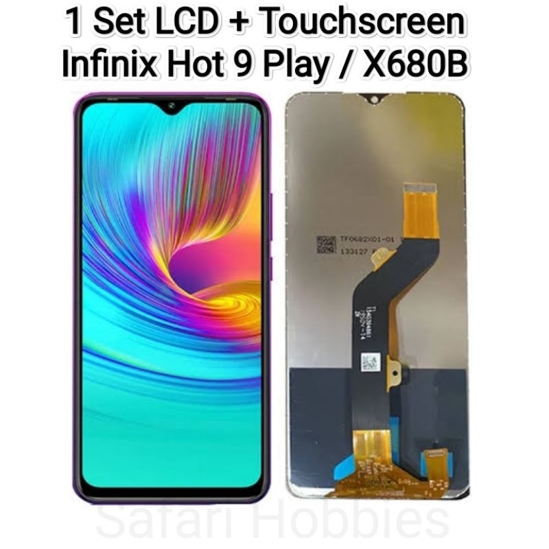 1 Set LCD+TS Infinix Hot 9 Play / X680 / X680B