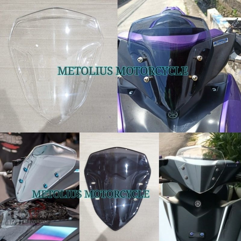 windshield aerox visor standar aerox155 windshield aerox nvx