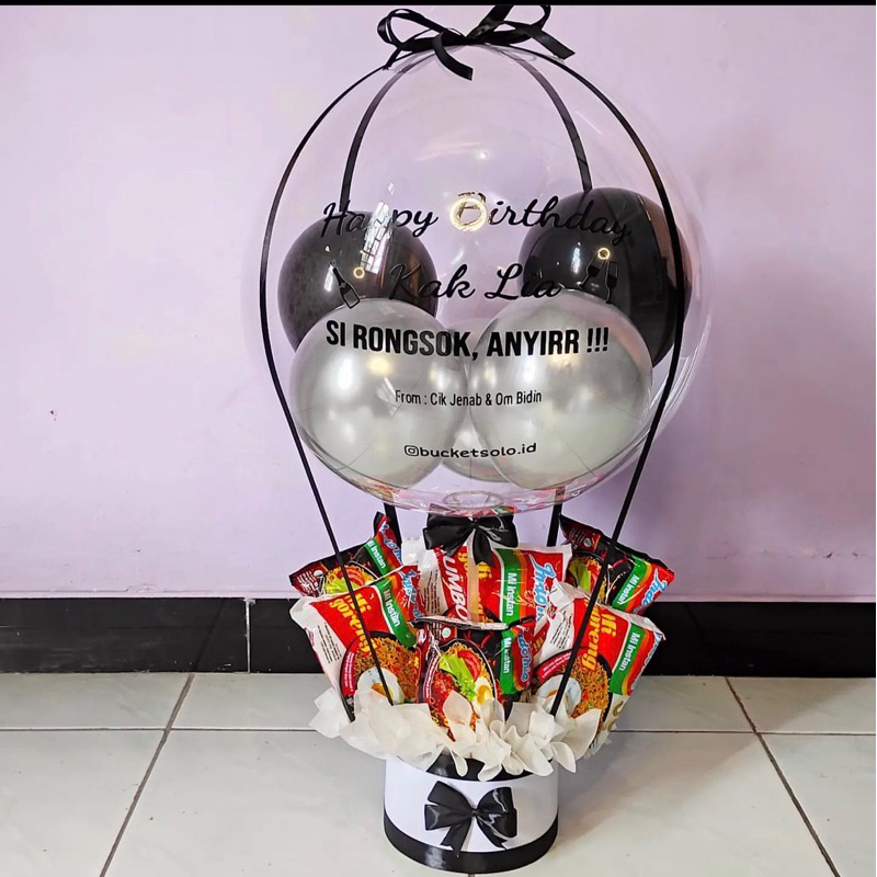 

bucket baloon harga mulai 65.000- 155.000