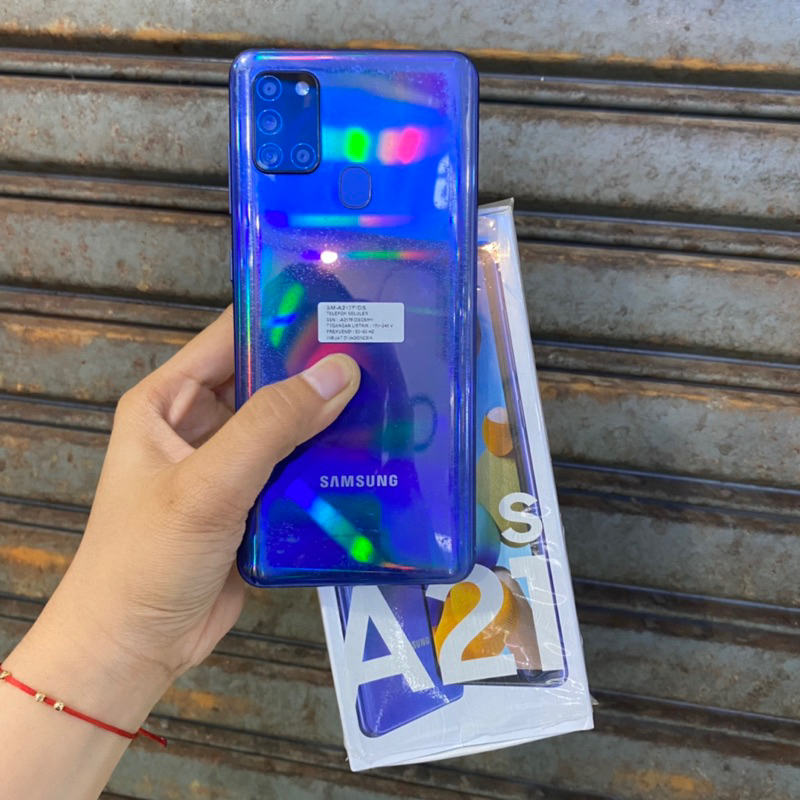 Samsung A21s 6/128gb Second Bekas Pakai Normal Fullset Original Resmi