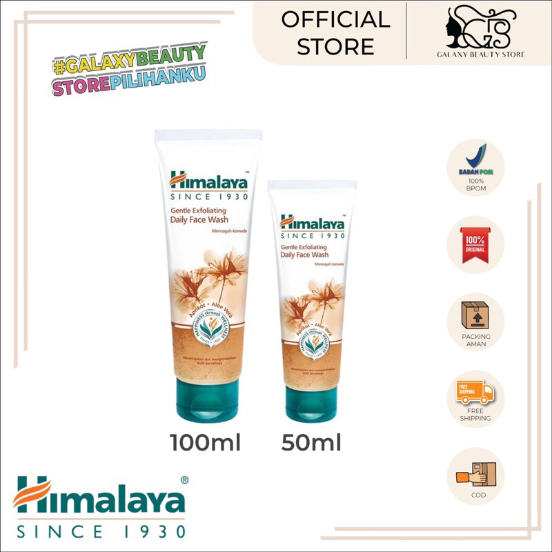 HIMALAYA GENTLE EXFOLIATING DAILY FACE WASH / FACE WASH HIMALAYA EXFOLIATINGs