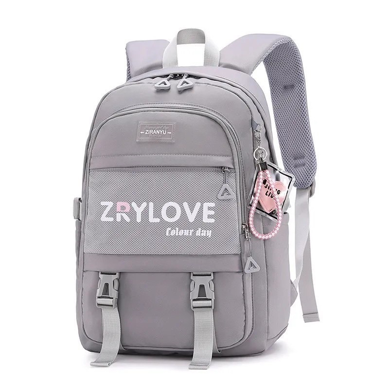 Tas ransel anak perempuan tas ransel wanita ZRYLOVE bags backpack anak simple tas korean style polos simple elegant tas ransel laptop