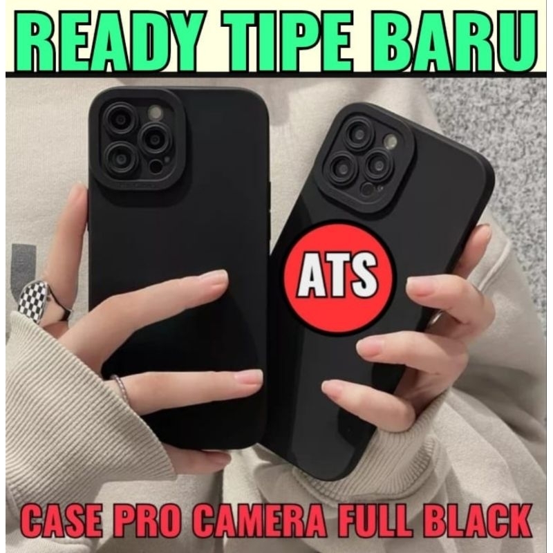 Tipe Baru Handphone All Tipe Case Pro Camera Full Black, Silikon Pro Camera Full Black, Silicon Pro Camera Full Black, Casing &amp; Skin Handphone Full Black, Bahan Silikon, Model Handphone Tipe Baru Handphone All Tipe Case Pro Camera Full Black