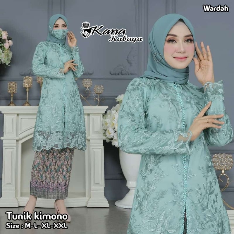 STELAN TUNIK KIMONO/STELAN TUNIK BUSUI/STELAN TUNIK PAYET MUTIARA/STELAN TUNIK MODERN/KEBAYA MODERN/KEBAYA PESTA