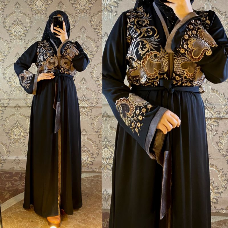 Gamis wanita Abaya ARAB ORIGINAL MESIR TERBARU 2022