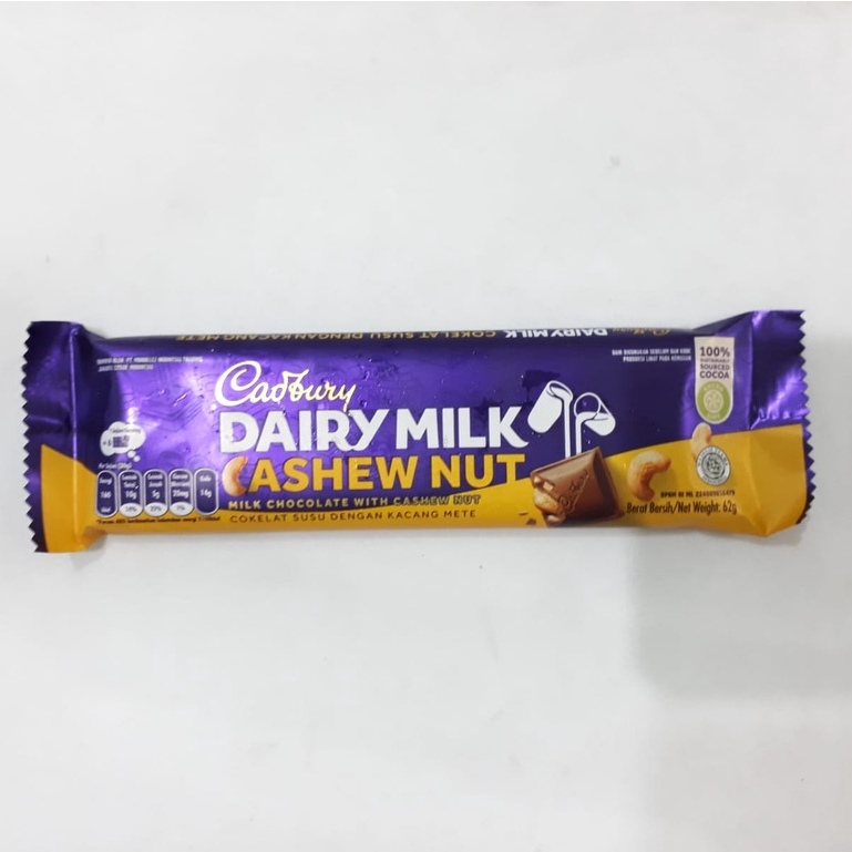 

CADBURY Chocolate Dairy Milk Cashew Nut Pack 30gr