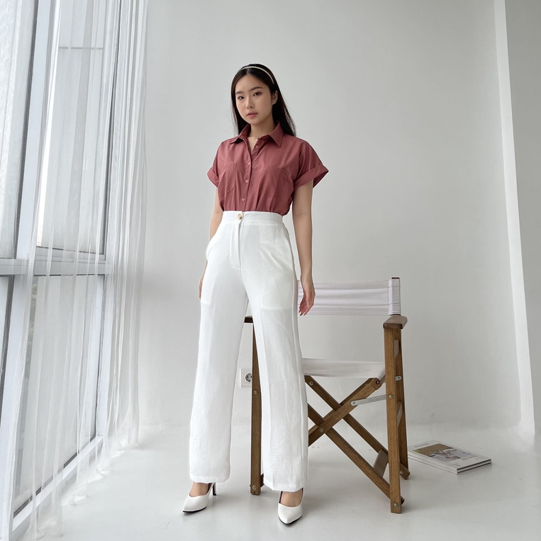 Sierra Blouse / Korean Casual Top / Blouse Wanita