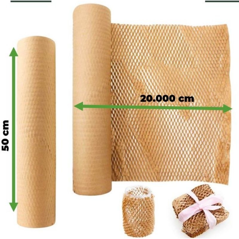 

Hexa Wrap / Hexel Wrap / Paper Kraft / Buble Wrap / Bungkus Kado / Kertas Kado
