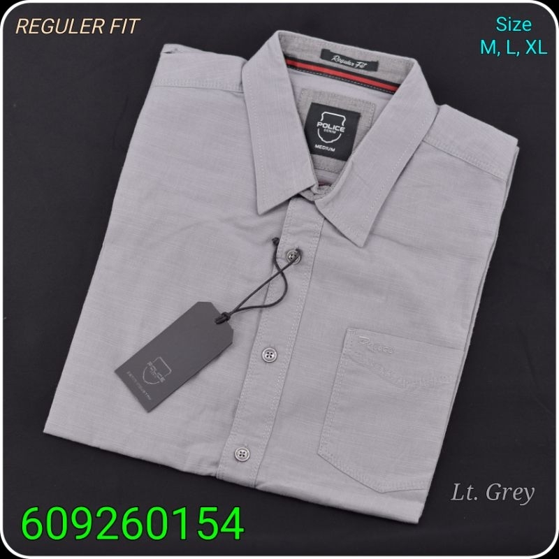 Kemeja Kasual Pria Police Denim Industry 609260154 Lengan Pendek