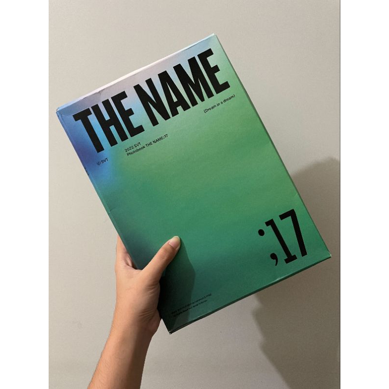 SEVENTEEN THE NAME PHOTOBOOK unsealed