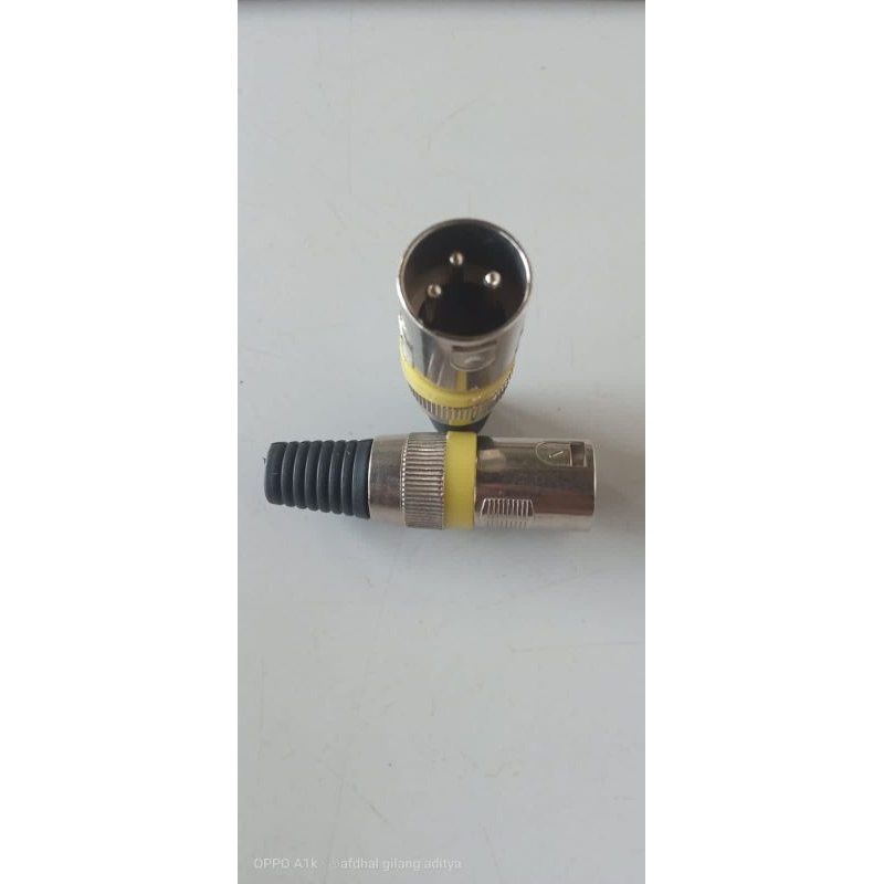 Jack Canon canare male 3 pin