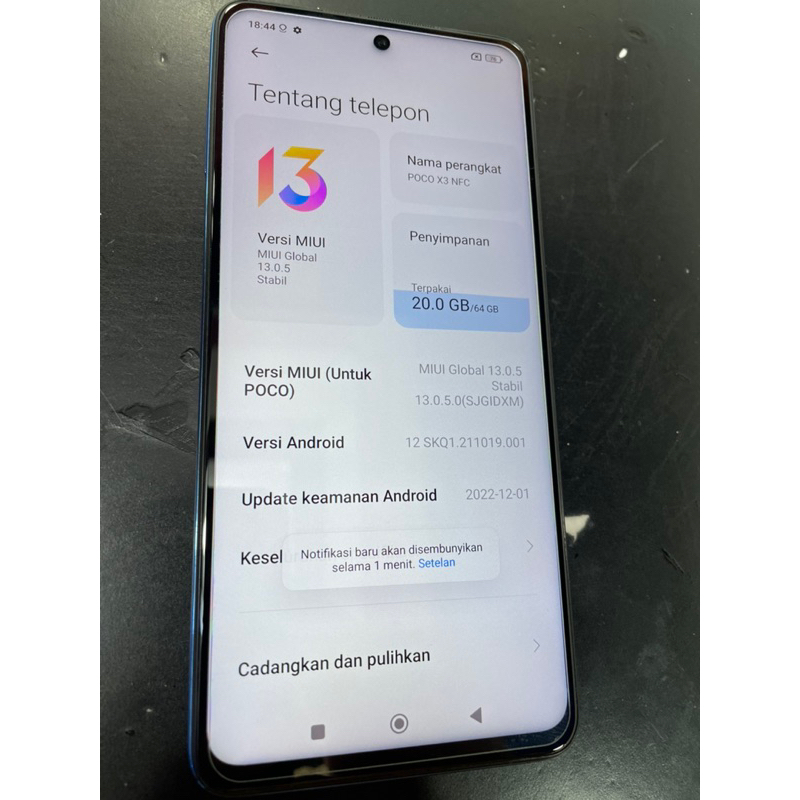 SECOND X3 nfc 6/64 mulus lengkap