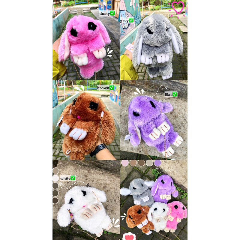 RABBIT BAG / TAS BONEKA / TAS KELINCI / TAS GEMOY