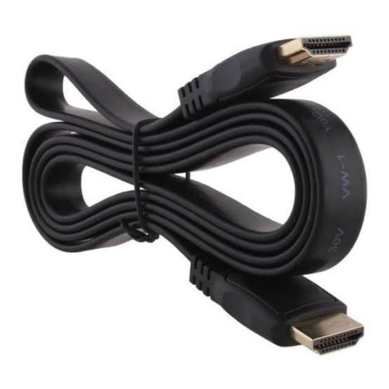 KABEL HDMI MALE TO MALE FLAT VERSI 1.4 1080P FULL HD 3 METER