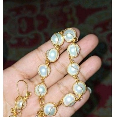 set mutiara air laut ori