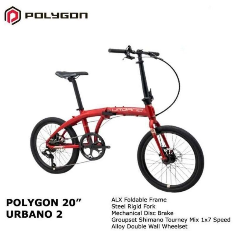 Polygon Sepeda lipat Urbano 2