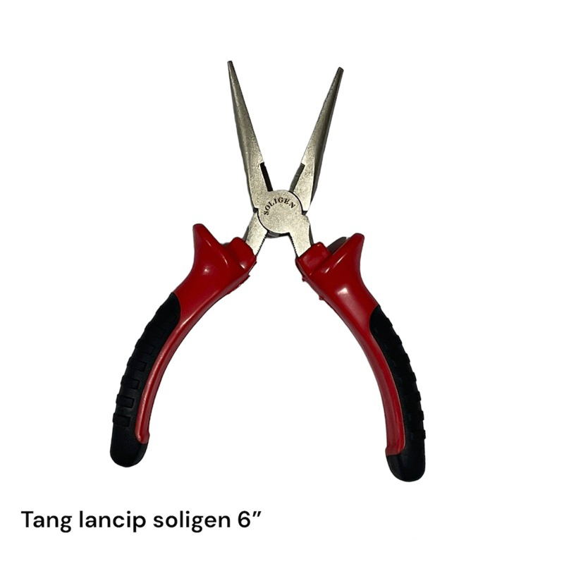 Tang lancip 6” Soligen long nose pliers